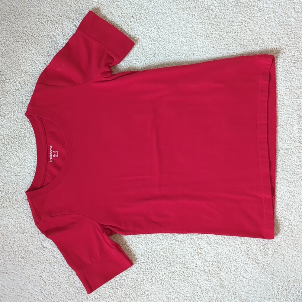 Liz Claiborne Red T-shirt
